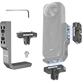 Vertical-Horizontal Mount with Magnetic Adapter*1 for Insta360 X5/X4 Air/X4 | Horizontal Shooting, with 1/4" Screw Hole, with Quick Release Magnetic Adapter*1 Accessories,Insta360 X5 Side Mount Bracket