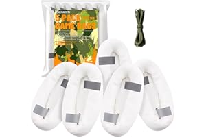 CHERAINTI Game Bags, Reusable Heavy Duty Deer Hunting Bags Game Kit with Reflective Strips, Elk Hunting Accessories for Big Game Caribou Moose Antelope Meat, 5 Pack - 4 x 48 Inch and 1 x 28 Inch