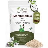 Organic Way Marshmallow Root Powder - Herbal Tea - Origin Albania (2 Oz) | Althaea Officinalis, European Wild-Harvest |USDA Organic and Kosher Certified; Raw, Vegan, Non-GMO, and Gluten-Free.