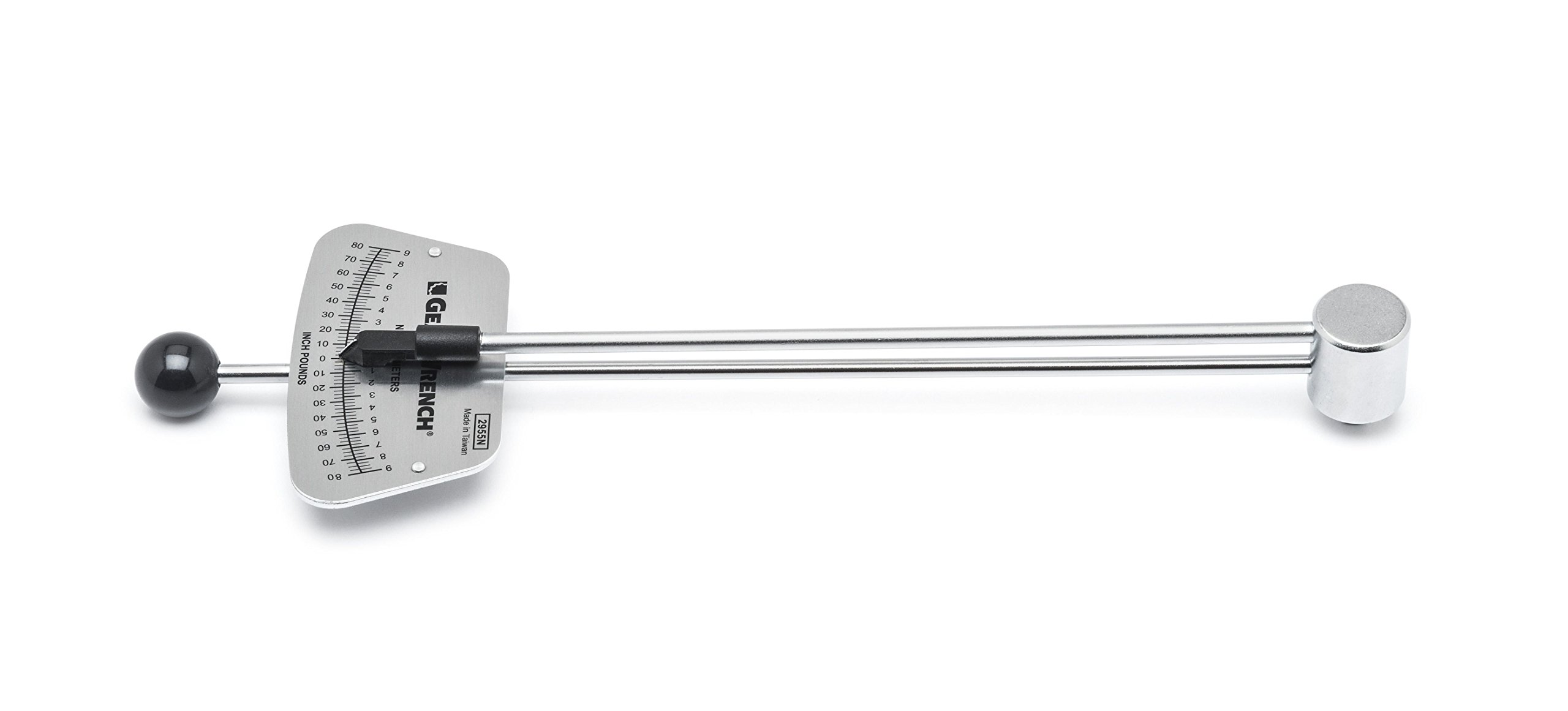 GearWrench 1/4" Drive Beam Torque Wrench 0-80 in/lbs. - 2955N
