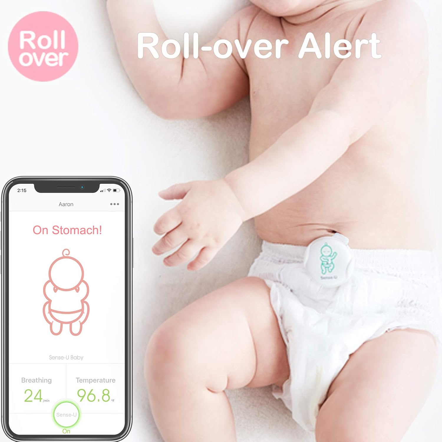 sense u baby monitor battery
