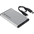 Transcend 2.5” SSD/HDD USB3.0 Enclosure, Aluminum case, UASP Supported, One Touch Backup - TS0GSJ25S3