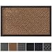 GRIP MASTER Durable, Tough All-Natural Rubber Doormats (29x17 Size) Waterproof Commercial High Traffic Indoor Outdoor Door Mat, Boot Scraper Mats, Entryway, Low-Profile Easy Clean (Beige Basket Weave)