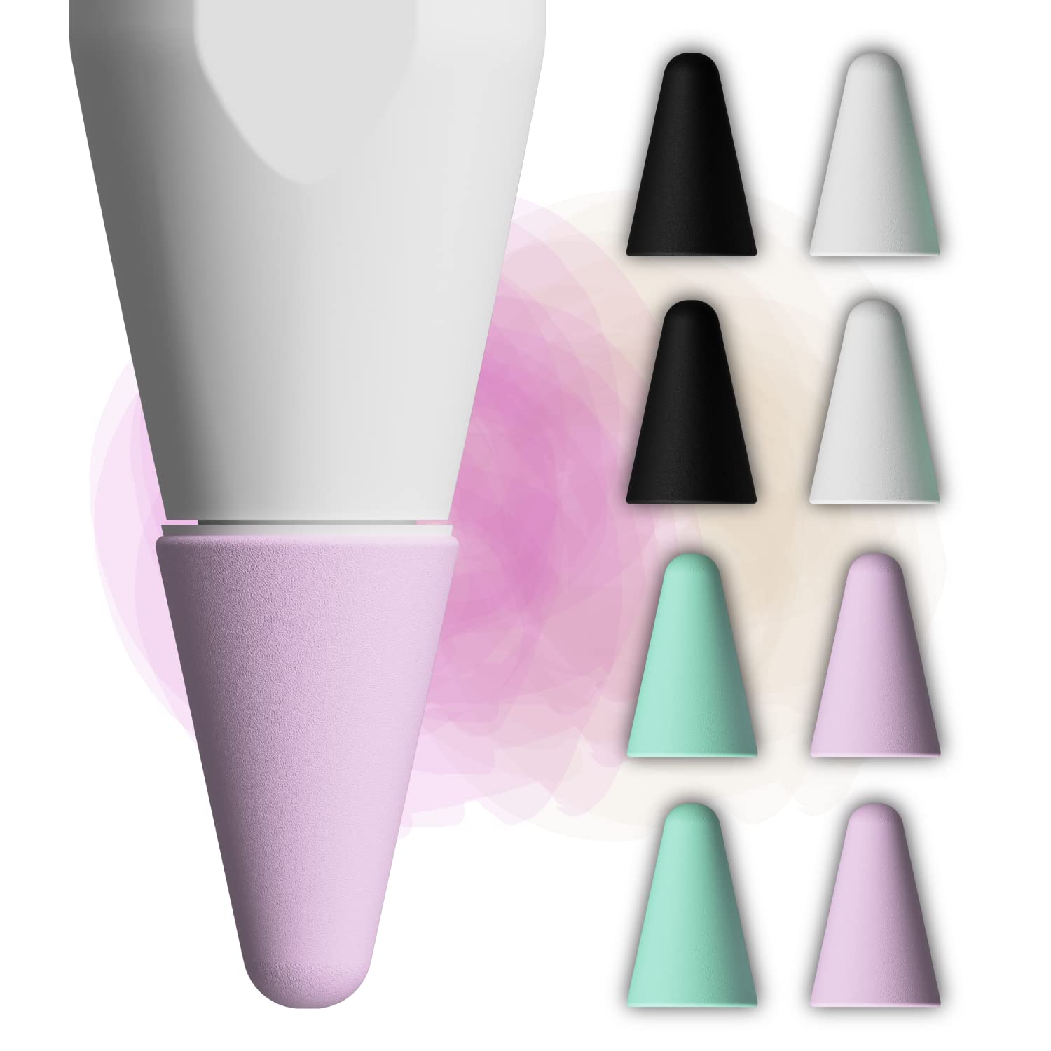 ifeli Tip Cover for Apple Pencil 1st/2nd Generation Silicon nibs Protector Ipad Writing (Normal)