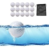 Viminston Floating Golf Balls 15 pcs for Lake or Pool, Practice Water Floater Golf Balls