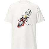 Ayrton Senna F1 Champion Racing MP4 Classic T-Shirt White