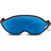 Lewis N. Clark Comfort Sleep Mask | Eye Mask for Travel | Comfortable &amp; Breathable | Light Blocking &amp; Adjustable | Light Blue