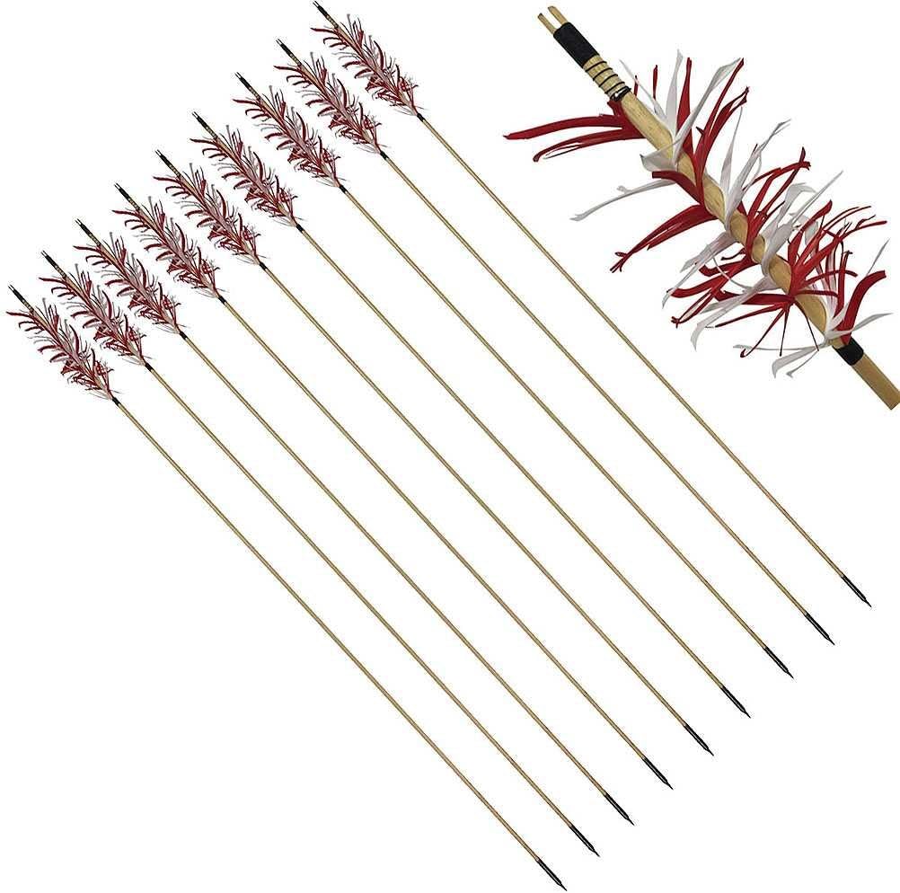 PG1ARCHERY Archery Target FluFlu Arrows, Traditional