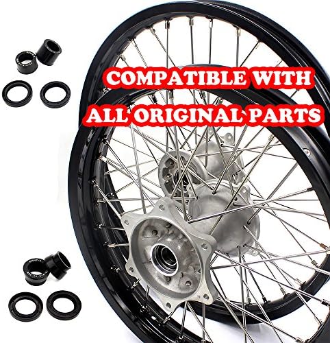 KKE HONDA MX COMPLETE CASTING WHEELS RIMS SET 21/19 CRF250R 2004-2013 CRF450R 2002-2012