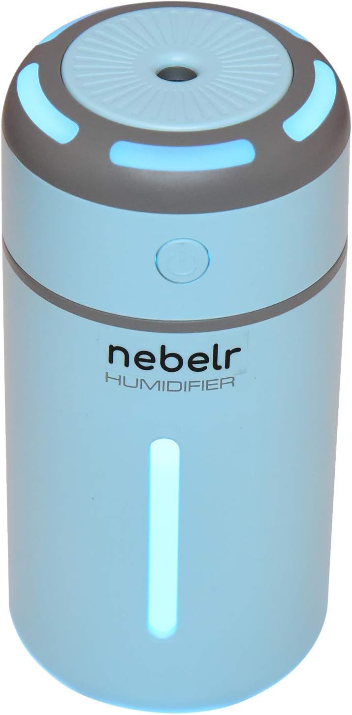 Nebelr Humidifier Ultrasonic Cool Mist for Car & Home - 230ml - Designed in Japan