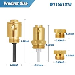 W11581316 Whirlpool LP conversion kit Fit for