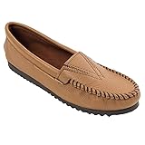 Minnetonka Women's Deerskin Gore Front