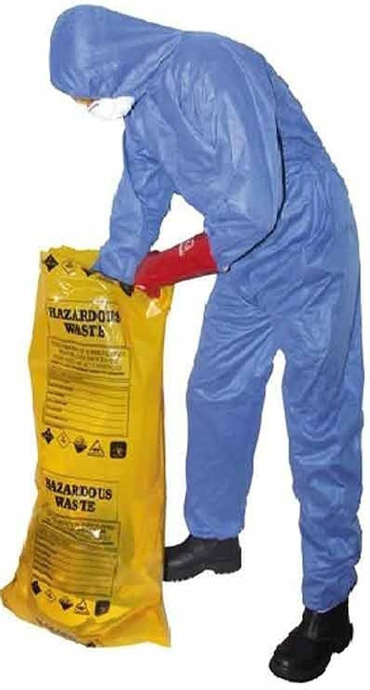 Mcintyre Disposable Polypropylene White or Blue Boiler Suit Coverall Overall Lab Coat