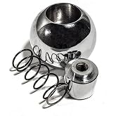 C2 C3 Corvette Chrome Automatic Transmission Shift Knob *Complete Kit*