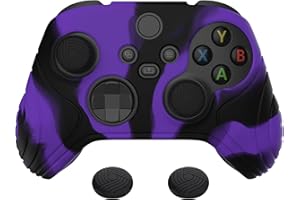 eXtremeRate PlayVital Samurai Edition Silicone Skin for Xbox Series S/X Controller, Anti-Slip Ergonomic Protective Case Cover