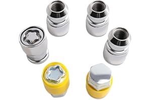 YWPXMY Wheel Lock Lug Nut kit M14 x 1.5 Anti Theft, for F-150 F-250 F-350 Expedition & Land Cruiser LX570 Tundra & Ram 1500 2500 3500 & Avalanche Silverado, Sierra 1500 Yukon Grand Cherokee & More Model