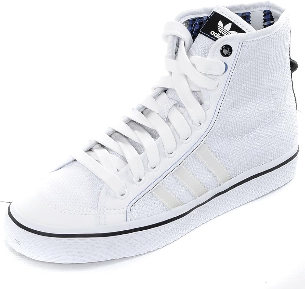 adidas Originals Nizza Hi Trainers - White 6.5 UK: Amazon.co.uk: Shoes & Bags