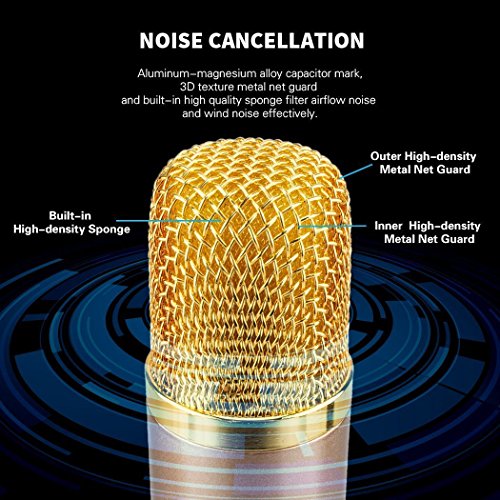 Wireless Karaoke Microphone, Handheld Bluetooth Speaker Player Recording Machines for Kids Adult Music Singing Playing, Home KTV Usb Karaoke System Support IPhone/Android/IOS/Smartphone