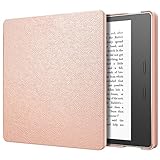 MoKo Case for All-New Kindle Oasis (9th Generation, 2017 Release) - Slim Fit Premium PU Leather Protective Cover with Auto Wake/Sleep for Amazon Kindle Oasis E-Reader Case, Rose Gold