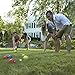 Franklin Sports Bocce Ball Sets - Outdoor Lawn + Beach Bocce Ball Game Sets - Includes (8) 90mm Bocce Balls + (1) Scoring Jack Pallino - Full Bocce Sets for Adults - Official Size + Weight