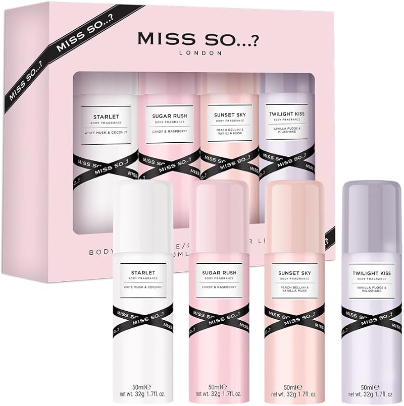 Miss So...? Mini Galore Body Fragrance Gift Set 4x50ml SO...? Brand