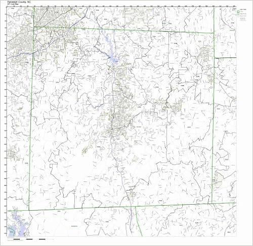 Map Of Randolph County Nc Randolph County, North Carolina Nc Zip Code Map Not Laminated: Amazon.com:  Office Products