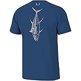 HUK Mens Fishing Graphic Tee, Performance Short Sleeve, Quick-Dry