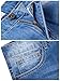 Men's Ripped Slim Fit Straight Denim Jeans Jogger Pants Vintage Style with Broken Holes 06 W32