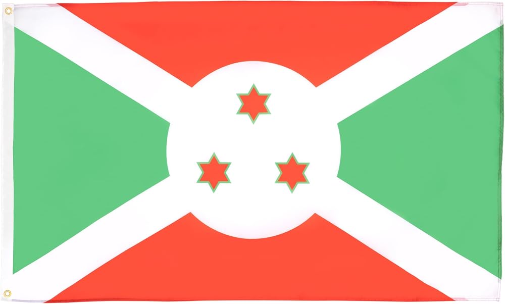 AZ FLAG Burundi Flag 2x3 ft 100D Polyester with Two Grommets