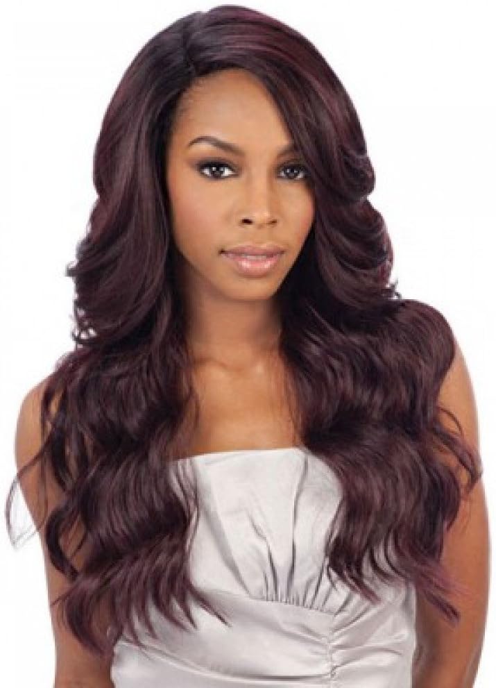 DANITY - Freetress Equal Brazilian Natural Deep Invisible L Part Lace Front Wig By Shake-N-Go (OP99J)