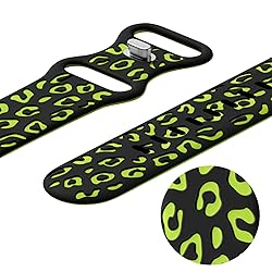 CreateGreat Sport Leopard Engraved Bands Compatible