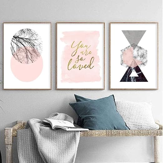 Posters & Prints Home & Garden LEINWAND BILDER Geometrisch ...