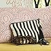 Canvas Zipper Pouch - Pencil Case, Make up Bag, Cell Phone Accessory Organizer, Travel Toiletry Organizing and Fashion Clutch
