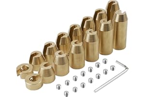 NICECNC 14PCS Universal Reusable Motorcycle Brass Wheel Spoke Balance Weights Refill Kits Compatible with Super Moto, Dual Sp