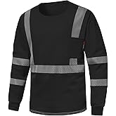 DPSAFETY FR Shirt 6 oz Hi Vis Fire Resistant Flame Resistant Shirts for Men,Welding Shirt Cotton CAT2 Long-Sleeved Shirts