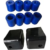 LisylineAuto Hood Roller Bushing Kit For Peterbilt and Truck Hood Bumper Bushings for Peterbilt 357 375 377 379 Accessories Replace Part 13-03593 13-04711