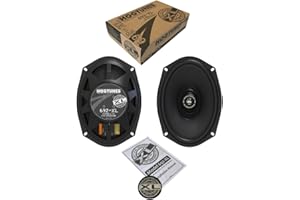 Hogtunes 692-XL High Performance XL Series 400 Watt 6"x9" Speakers (2 Pack), Fits Most Replacement Saddlebag Lids on 1998-Cur