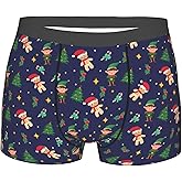 Zynphebag Mens Boxer Briefs Soft Underwear for Men Boxer Briefs Breathable Pouch Underpants Elastic Holiday Mens Underwear