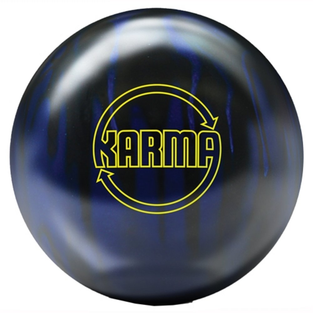 Brunswick Karma Solid Bowling Ball (Black/Blue, 15Pounds) Amazon.co