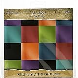 Tim Holtz, Advantus Kraft-Stock Mtllic Jewels Printed Paper, metallic