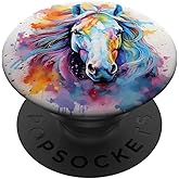 Elegant Horse Lover Horses Design PopSockets Adhesive PopGrip