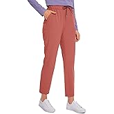 CRZ YOGA Womens 4-Way Stretch 7/8 Ankle Golf Pants Work Sweatpants Dress Yoga Travel Casual Lounge Workout Trousers Pockets
