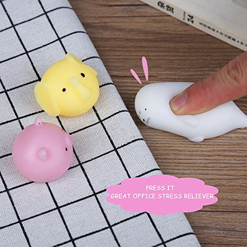 Squishy Toy Slow Rising Squeeze Animals-Shaped Stress Release Party Favors 20PCS/Pack