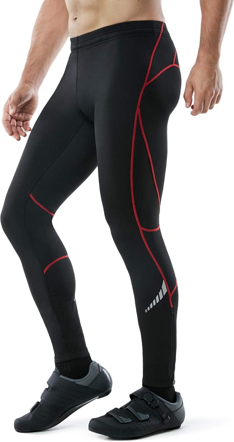 TSLA Mens Thermal Cycling Tights Running Active Sweats Biking Bottom Sports & Outdoors Outdoor