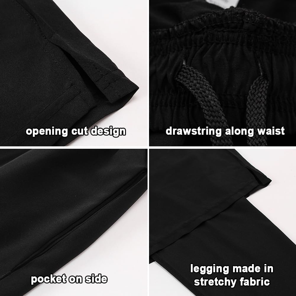 TopTie Men's 2 in 1 Running Pants, Basketball