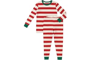 AVAUMA Toddler Pajamas Baby Boys Girls Pajama Set 6M-10Y Kids Cute Snug fit Christmas Pattern Design Pjs Cotton Sleepwear