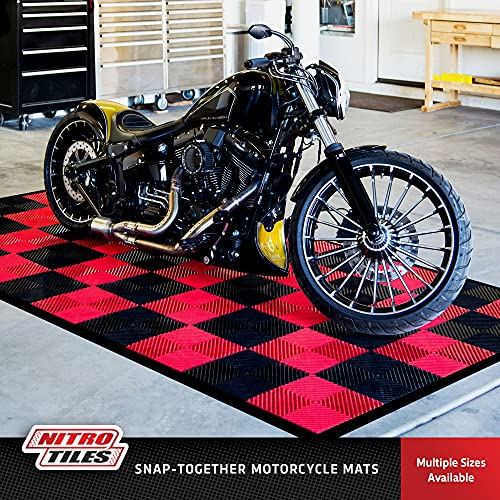 IncStores ⅜ Inch Thick Nitro Interlocking Garage Floor Tiles Plastic