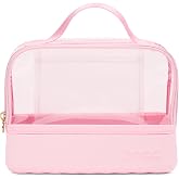 BOGG BAG Boggs n Ends &ndash; Travel Organizer Pouch (Powder Puff) | Compact Cosmetics Case &ndash; Washable, Tip-proof Toiletry Bag &ndash; Compatible with All Bogg Bags &ndash; 9" L x 3" W x 7" H