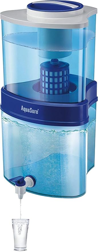 Eureka Forbes Aquasure Sampoorna 15 L Non Electrical Gravity Based Water Purifier Blue Amazon In Home Kitchen