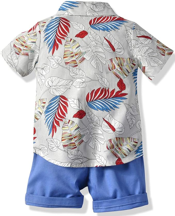 baby boy floral outfit